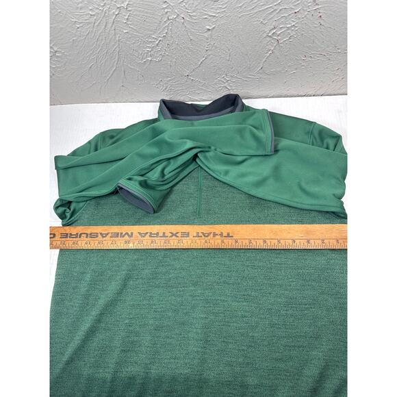 Nike Shirt Mens Green 1/4 Zip Dri-Fit Athleisure Performance Workout Gym Size M - Picture 5 of 5